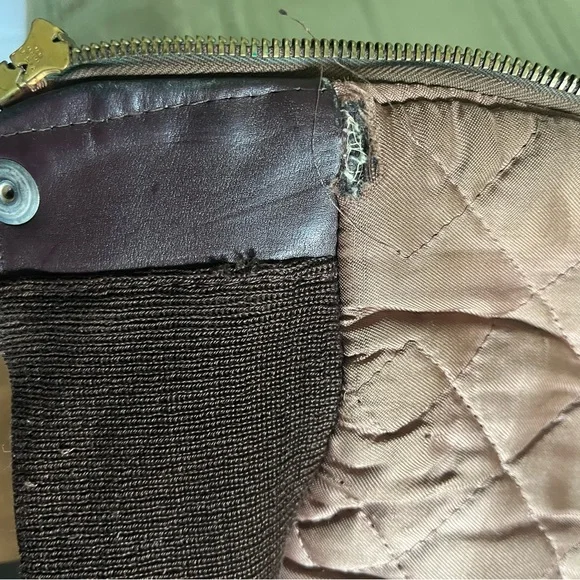 Vintage Men's Dark Brown Leather motorcycle Jacket, size S. - Picture 10 of 10